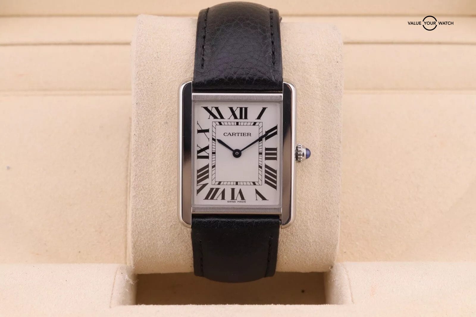 Cartier Tank Solo Stainless Steel Quartz Men’s Watch WSTA0028 - Watch + Card