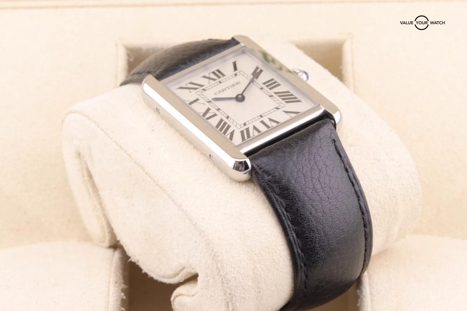 Cartier Tank Solo Stainless Steel Quartz Men’s Watch WSTA0028 - Watch + Card - Image 5