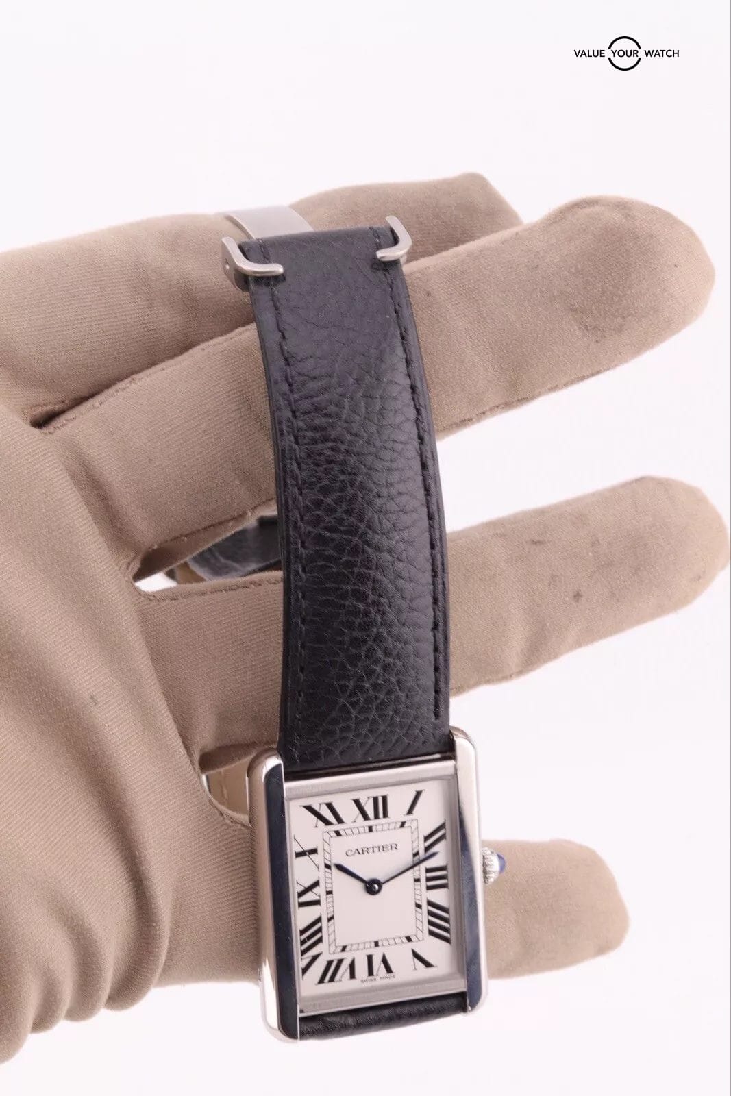 Cartier Tank Solo Stainless Steel Quartz Men’s Watch WSTA0028 - Watch + Card - Image 7