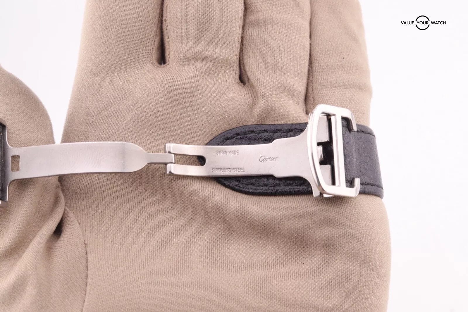 Cartier Tank Solo Stainless Steel Quartz Men’s Watch WSTA0028 - Watch + Card - Image 8