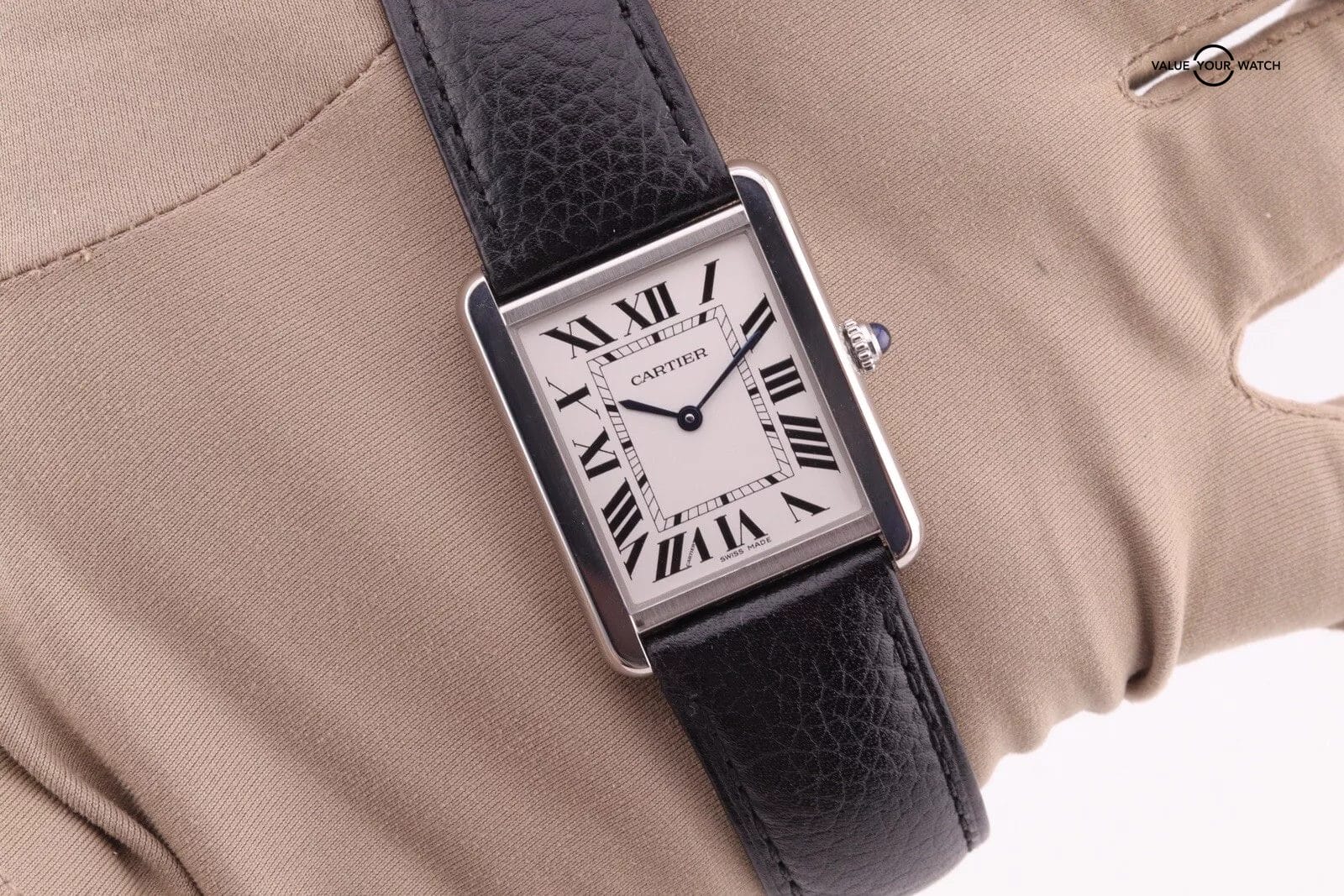 Cartier Tank Solo Stainless Steel Quartz Men’s Watch WSTA0028 - Watch + Card - Image 10