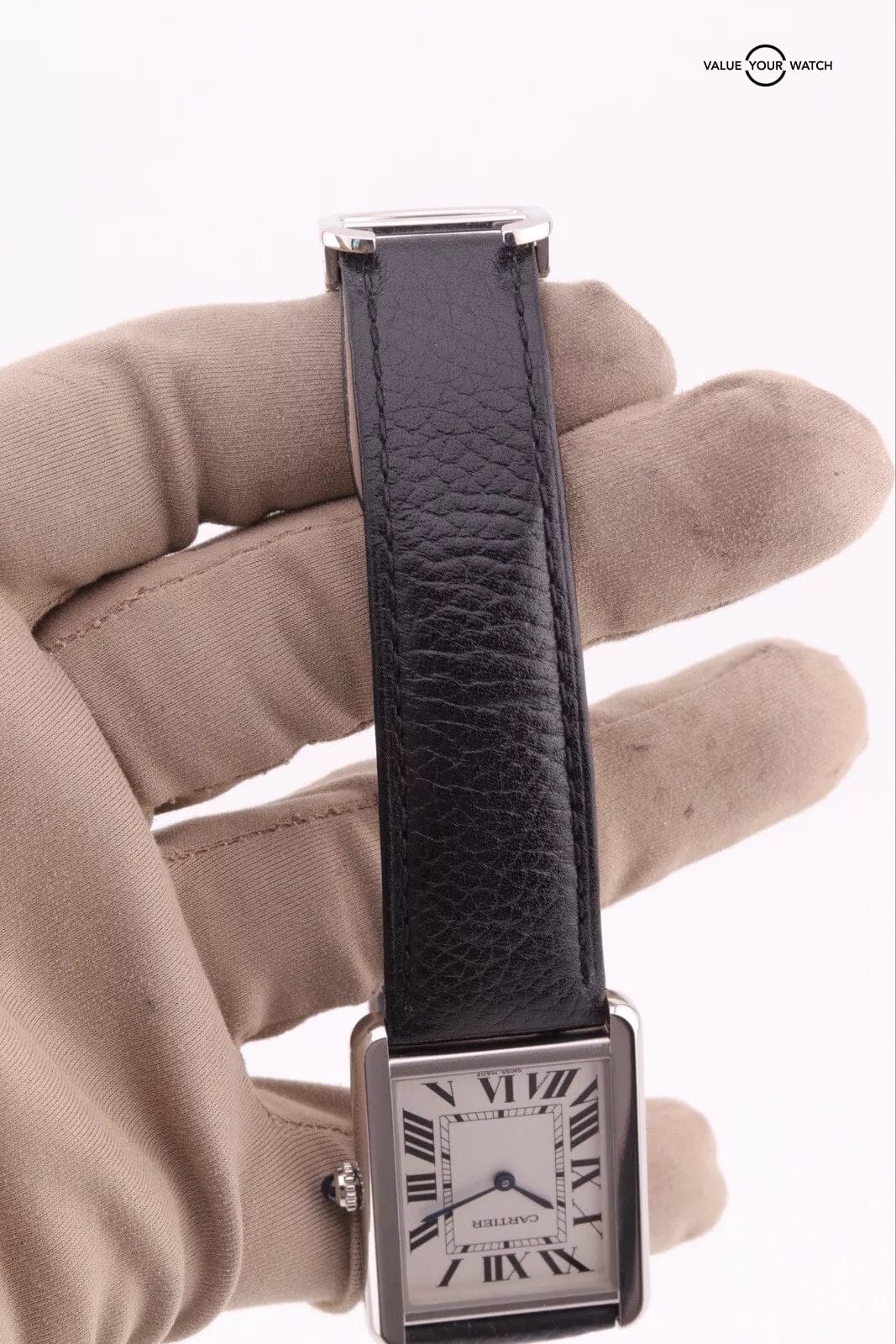 Cartier Tank Solo Stainless Steel Quartz Men’s Watch WSTA0028 - Watch + Card - Image 14