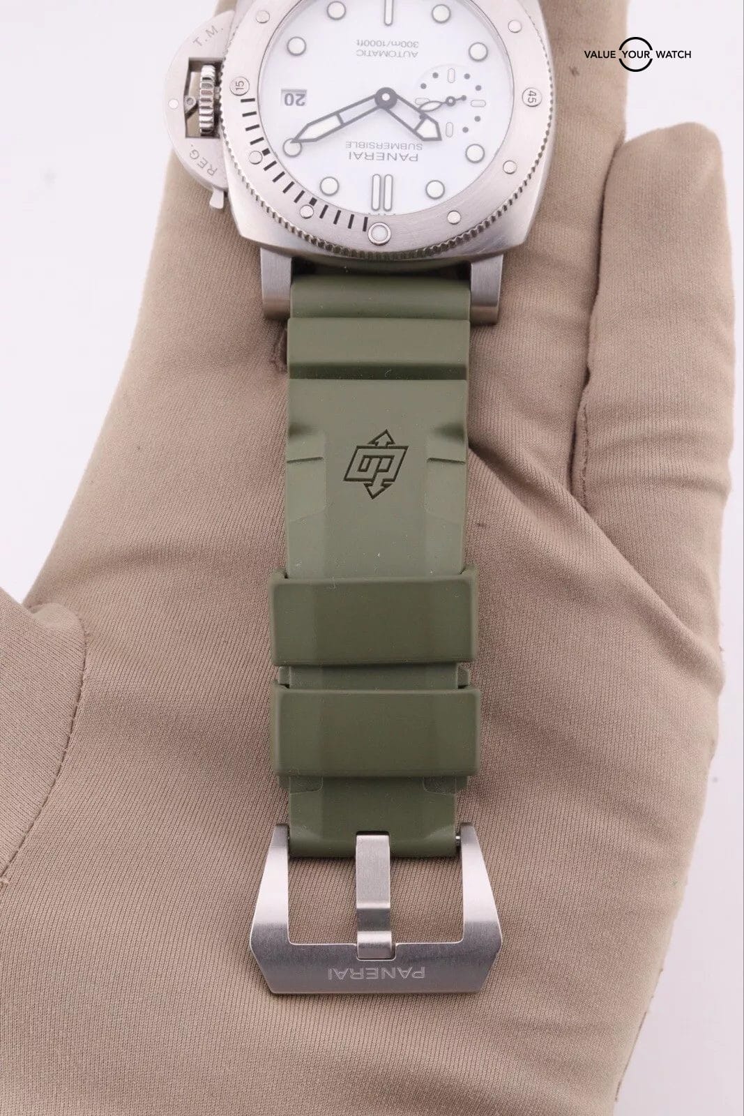 Panerai SUBMERSIBLE Bianco Automatic 42MM Watch PAM1223 | 2021 Box & Card - Image 4