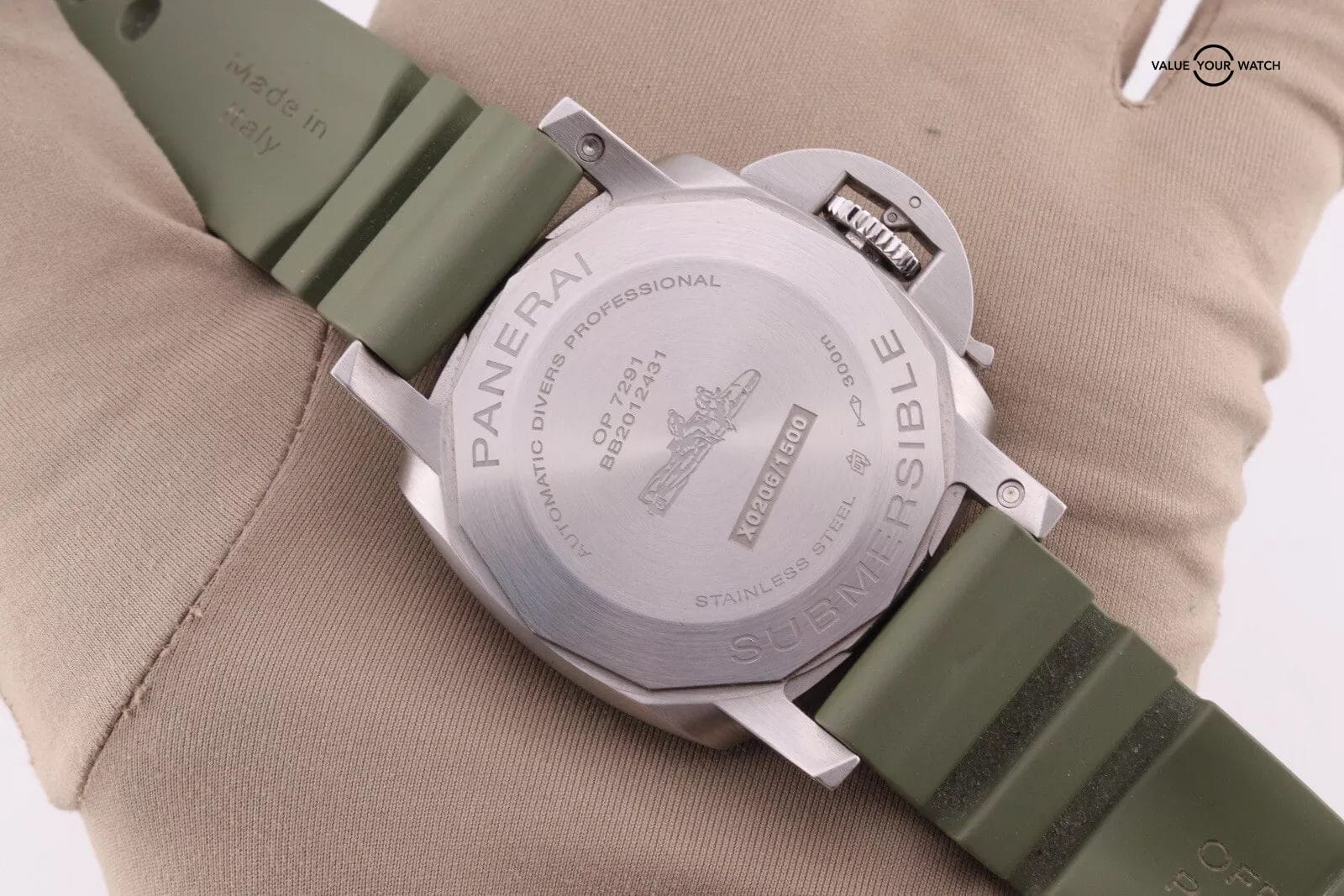 Panerai SUBMERSIBLE Bianco Automatic 42MM Watch PAM1223 | 2021 Box & Card - Image 6