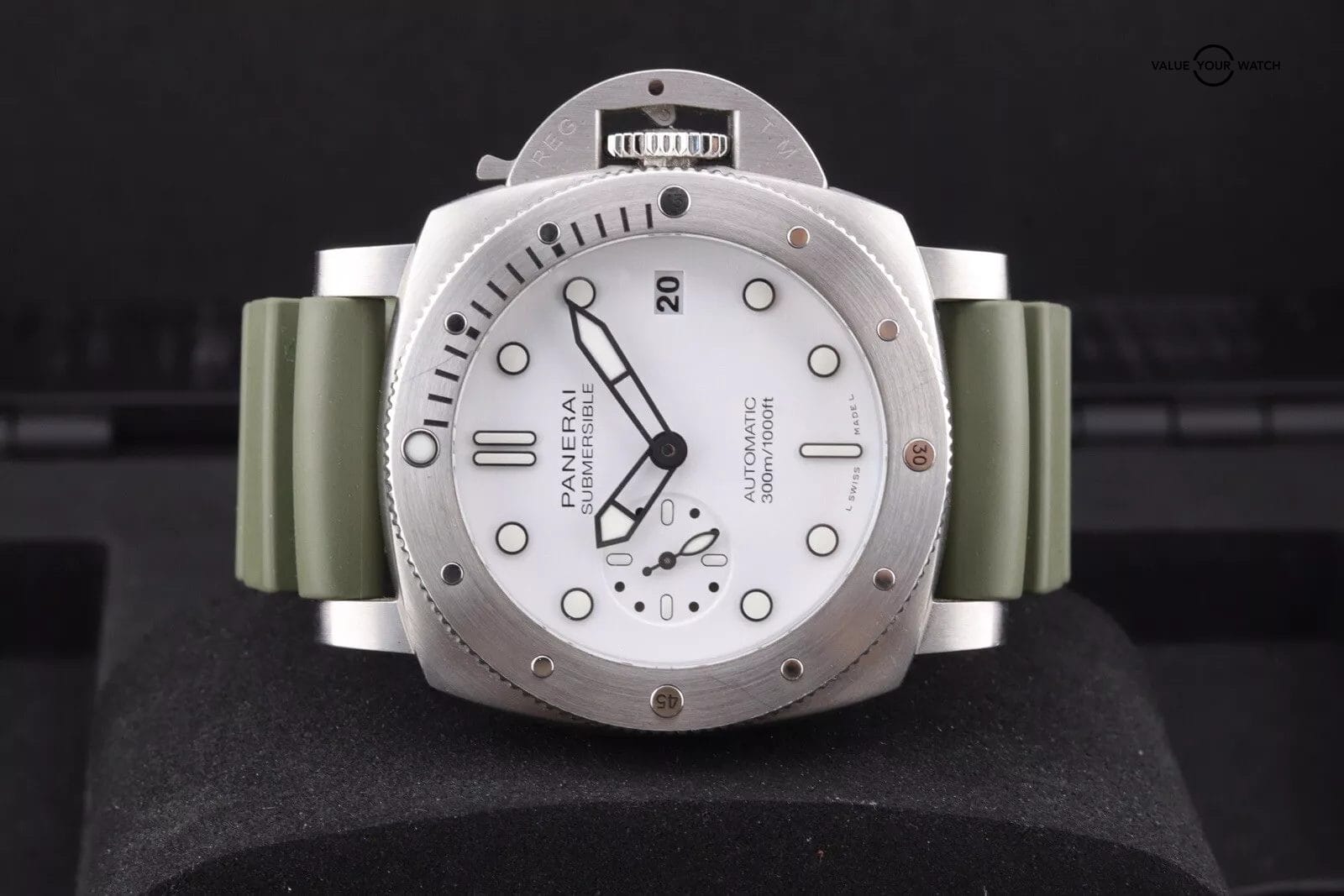 Panerai SUBMERSIBLE Bianco Automatic 42MM Watch PAM1223 | 2021 Box & Card - Image 13