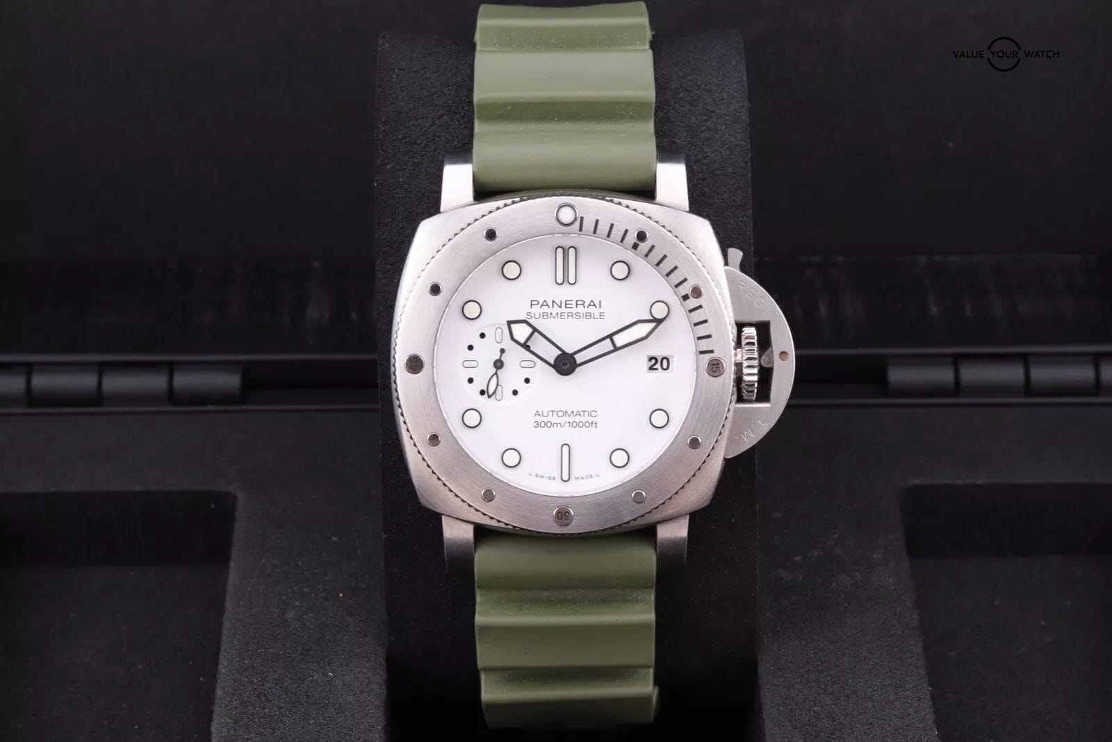 Panerai SUBMERSIBLE Bianco Automatic 42MM Watch PAM1223 | 2021 Box & Card - Image 16