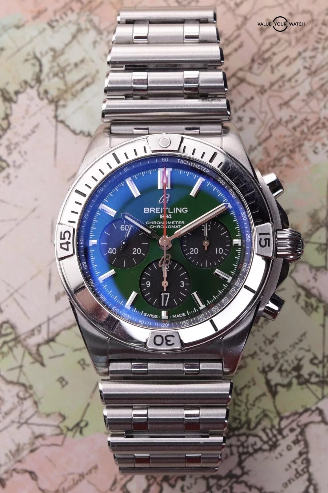 Breitling Chronomat B01 42 Bentley Green | AB0134101L1A1 | 2021 Box & Card - Image 2