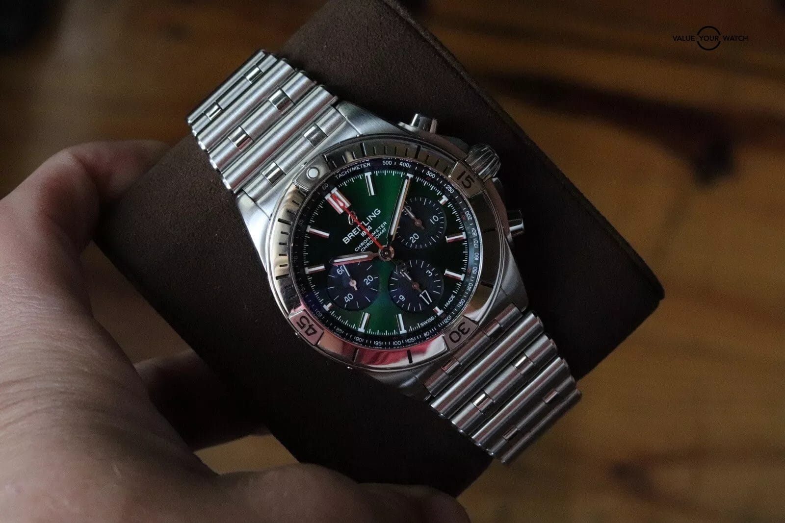 Breitling Chronomat B01 42 Bentley Green | AB0134101L1A1 | 2021 Box & Card - Image 6