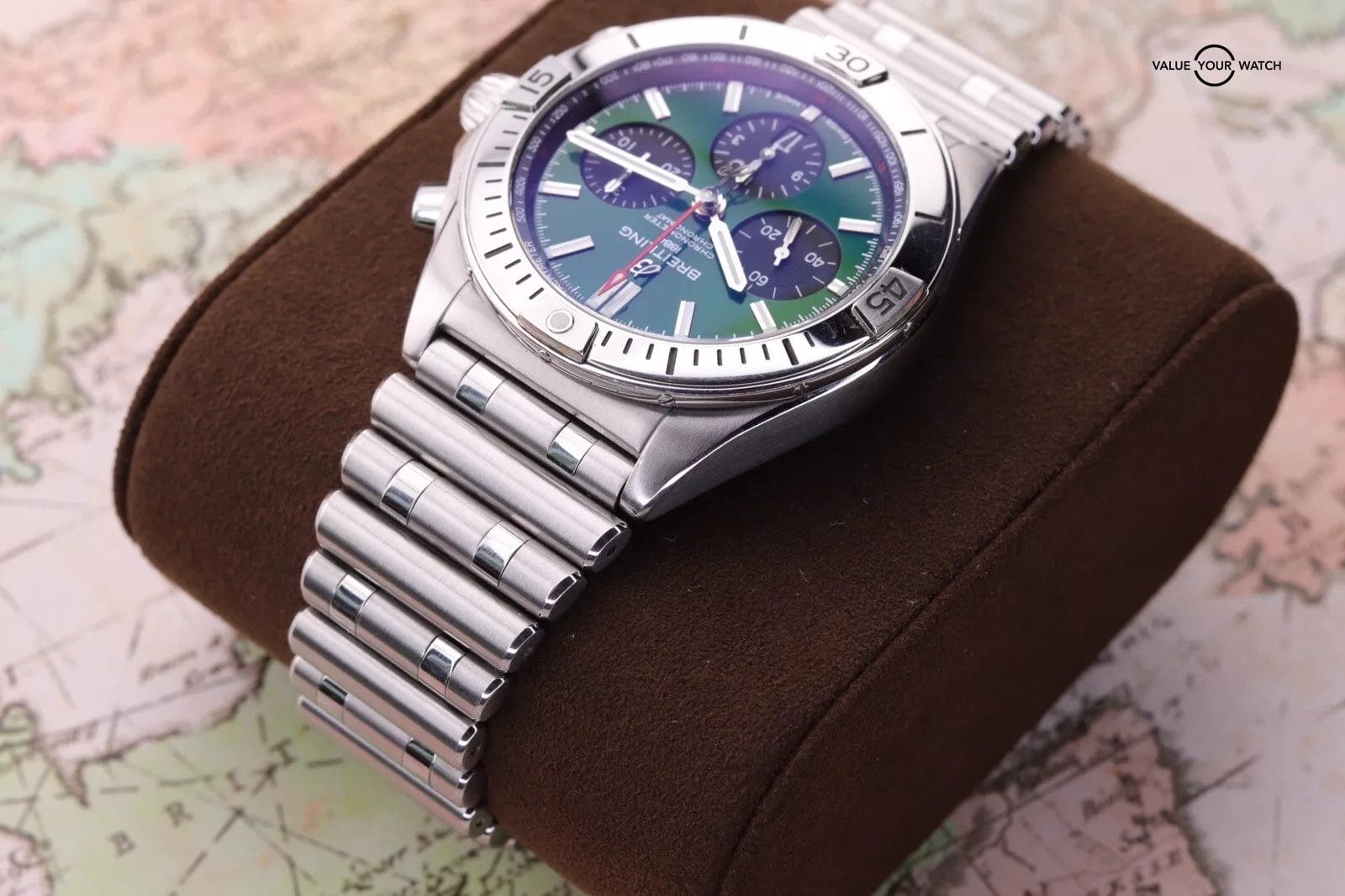 Breitling Chronomat B01 42 Bentley Green | AB0134101L1A1 | 2021 Box & Card - Image 9