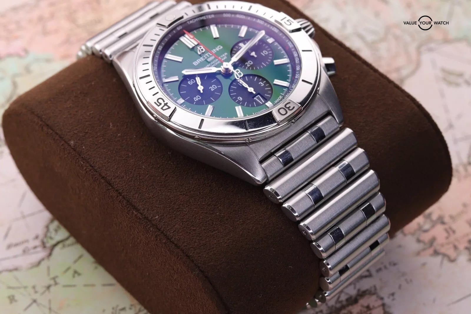 Breitling Chronomat B01 42 Bentley Green | AB0134101L1A1 | 2021 Box & Card - Image 11