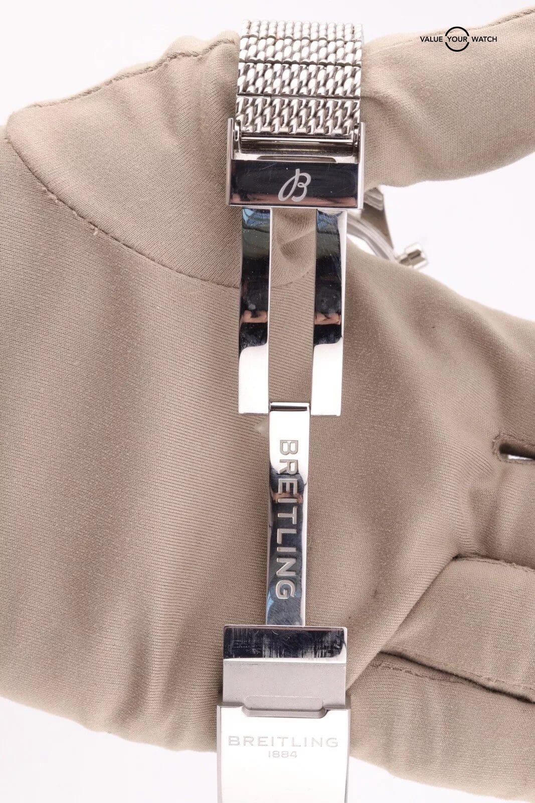 Breitling Transocean Chronograph Steel 43mm Reverse Panda Chronograph AB0152 - Image 9