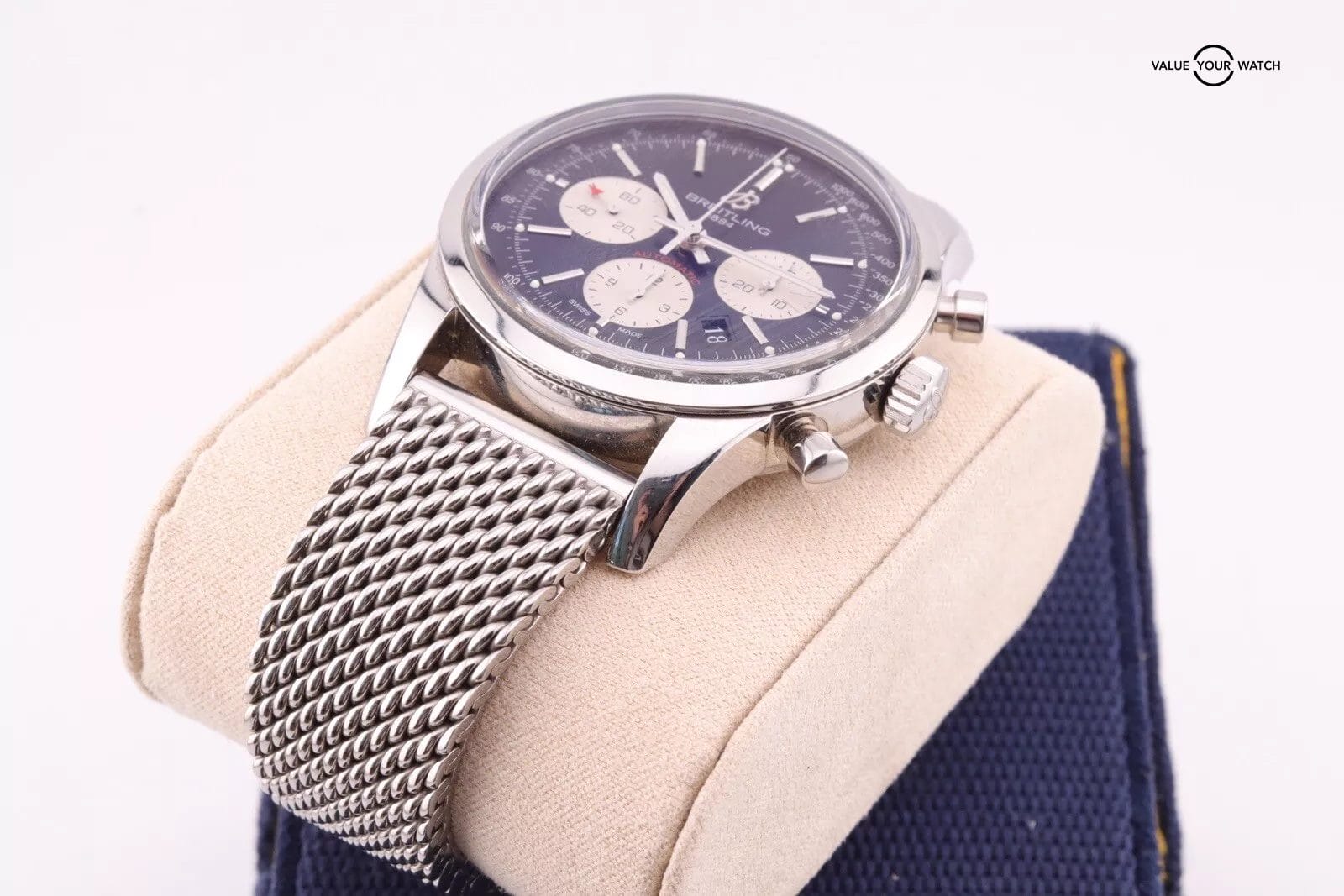 Breitling Transocean Chronograph Steel 43mm Reverse Panda Chronograph AB0152 - Image 16