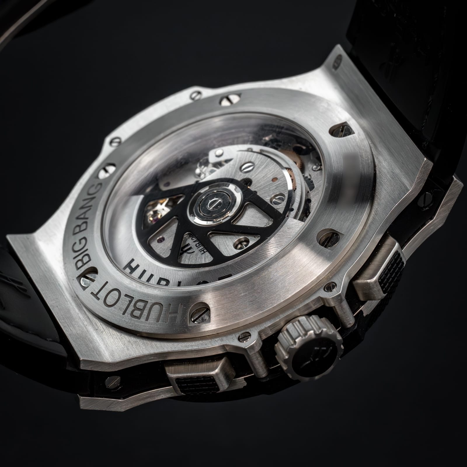 Hublot Big Bang Aero Bang 44mm Black Skeleton Dial Ceramic Bezel Full Set - Image 8