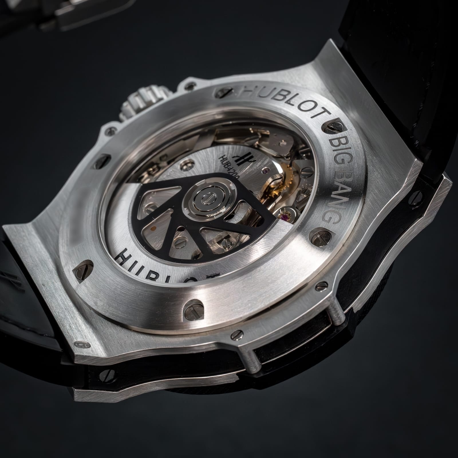 Hublot Big Bang Aero Bang 44mm Black Skeleton Dial Ceramic Bezel Full Set - Image 9