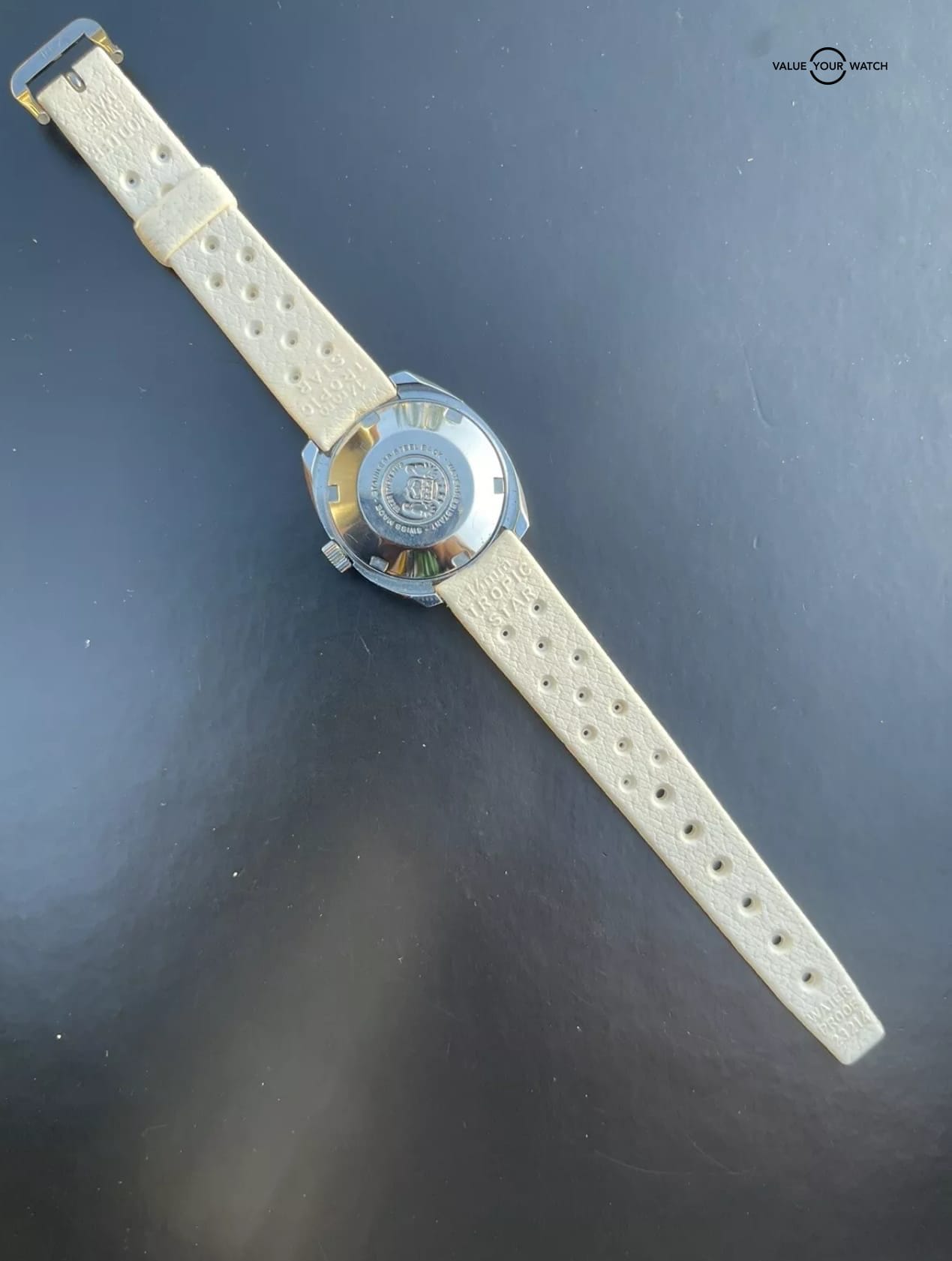 CORDURA Lady Sea Gull Diver Automatic Watch 17J Vintage SICURA WATCH Estate Sale - Image 8