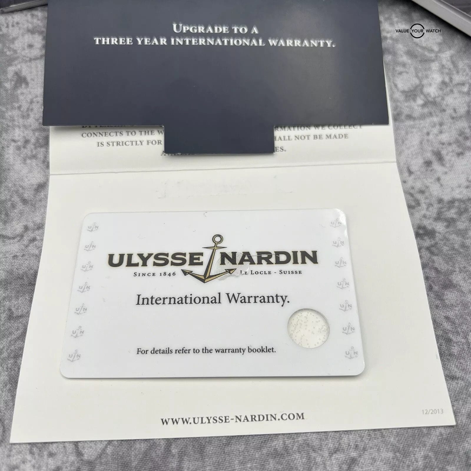 Ulysse Nardin Marine Diver 45mm Navy Blue and 18k Yellow Gold 265-90 - Image 4