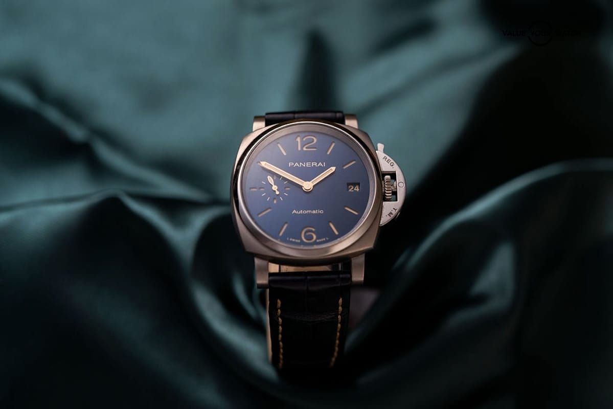 Panerai luminor due blue best sale