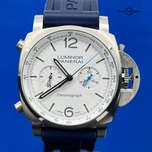 2022 Panerai Luminor Chronograph Limited Edition 44MM White Dial PAM01218