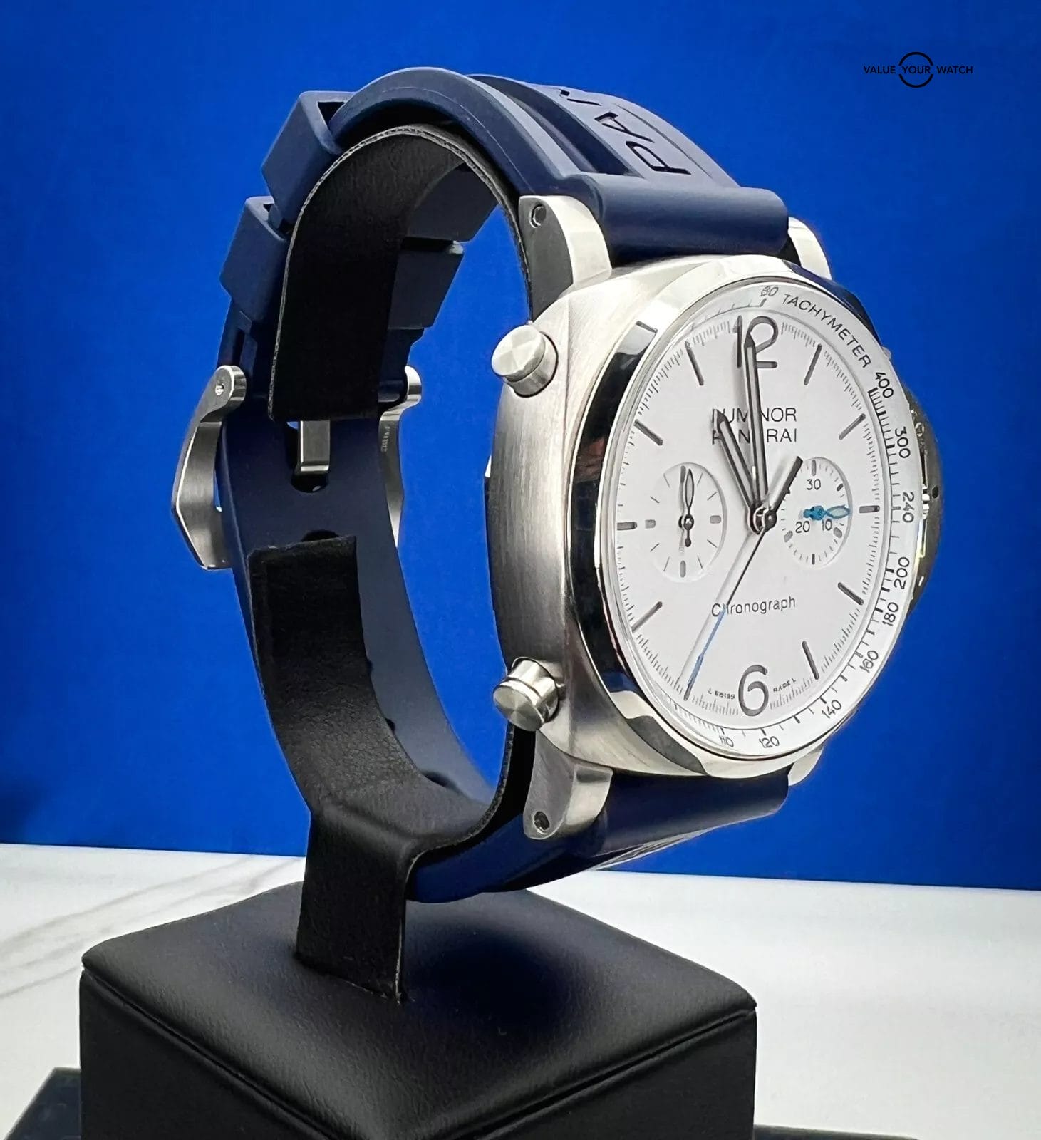 2022 Panerai Luminor Chronograph Limited Edition 44MM White Dial PAM01218 - Image 4