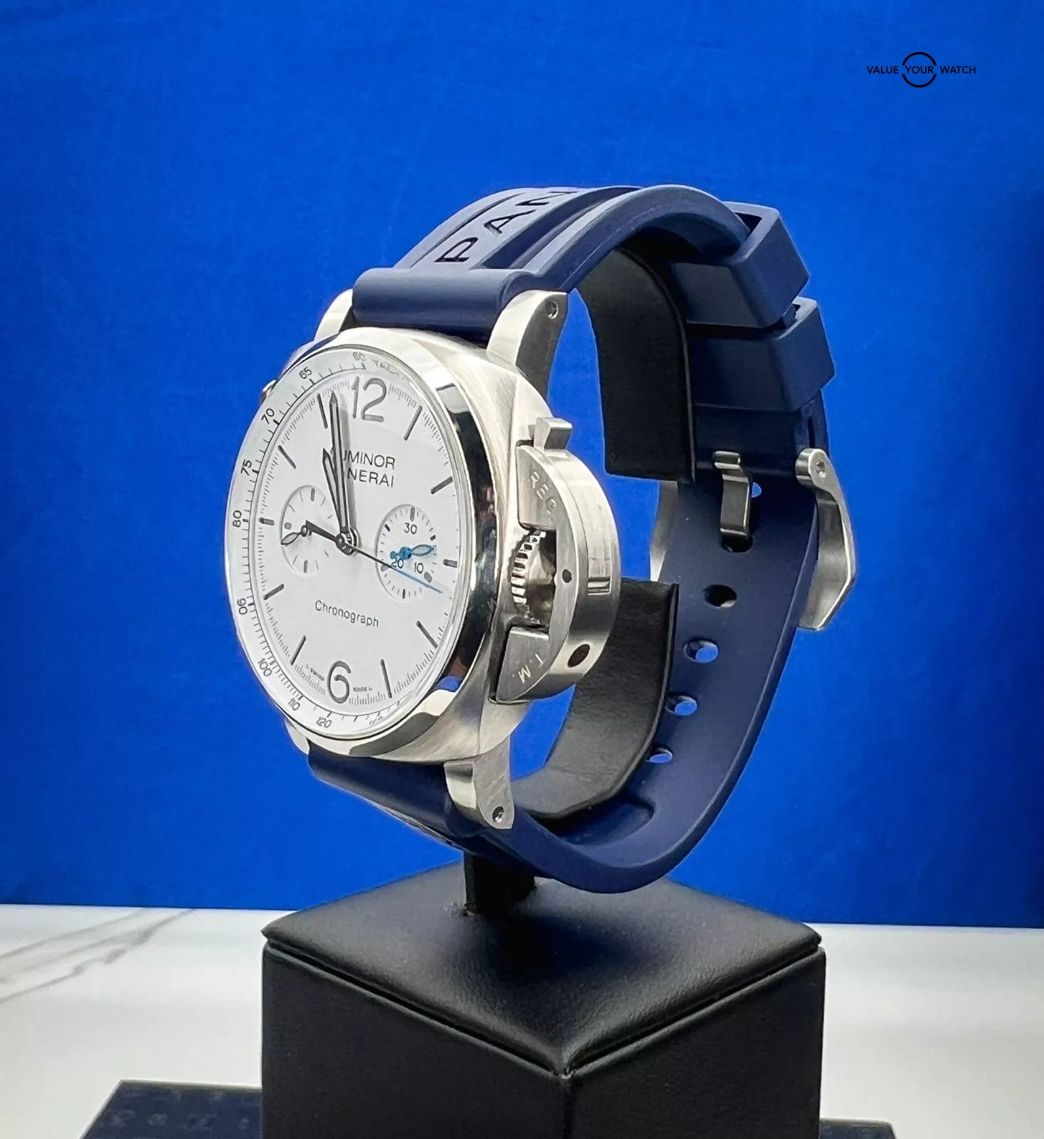 2022 Panerai Luminor Chronograph Limited Edition 44MM White Dial PAM01218 - Image 5