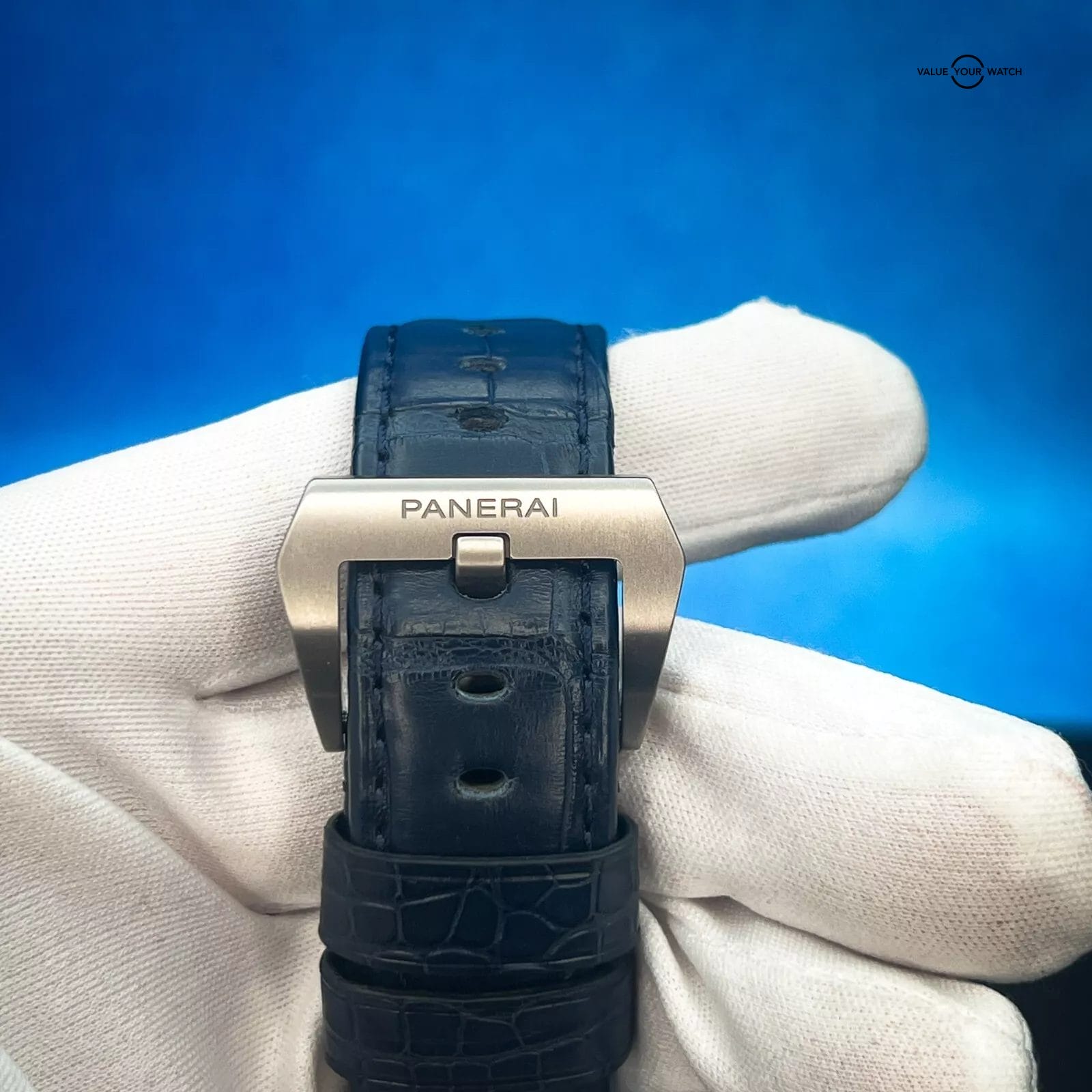 Panerai Luminor GMT 10 Days Blue Dial "Limited Edition" Men's Watch PAM00986 - Image 9