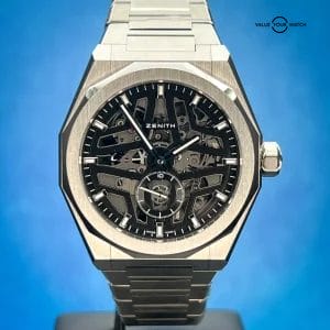 Brand New 2024 Zenith Defy Skeleton Men’s Black Watch – 03.9300.3620/78.I001