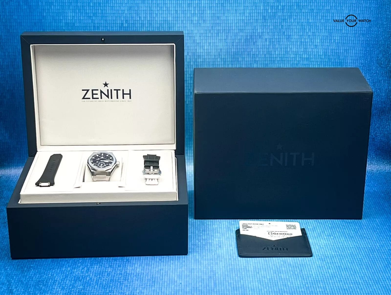 Brand New 2024 Zenith Defy Skeleton Men's Black Watch - 03.9300.3620/78.I001 - Image 3