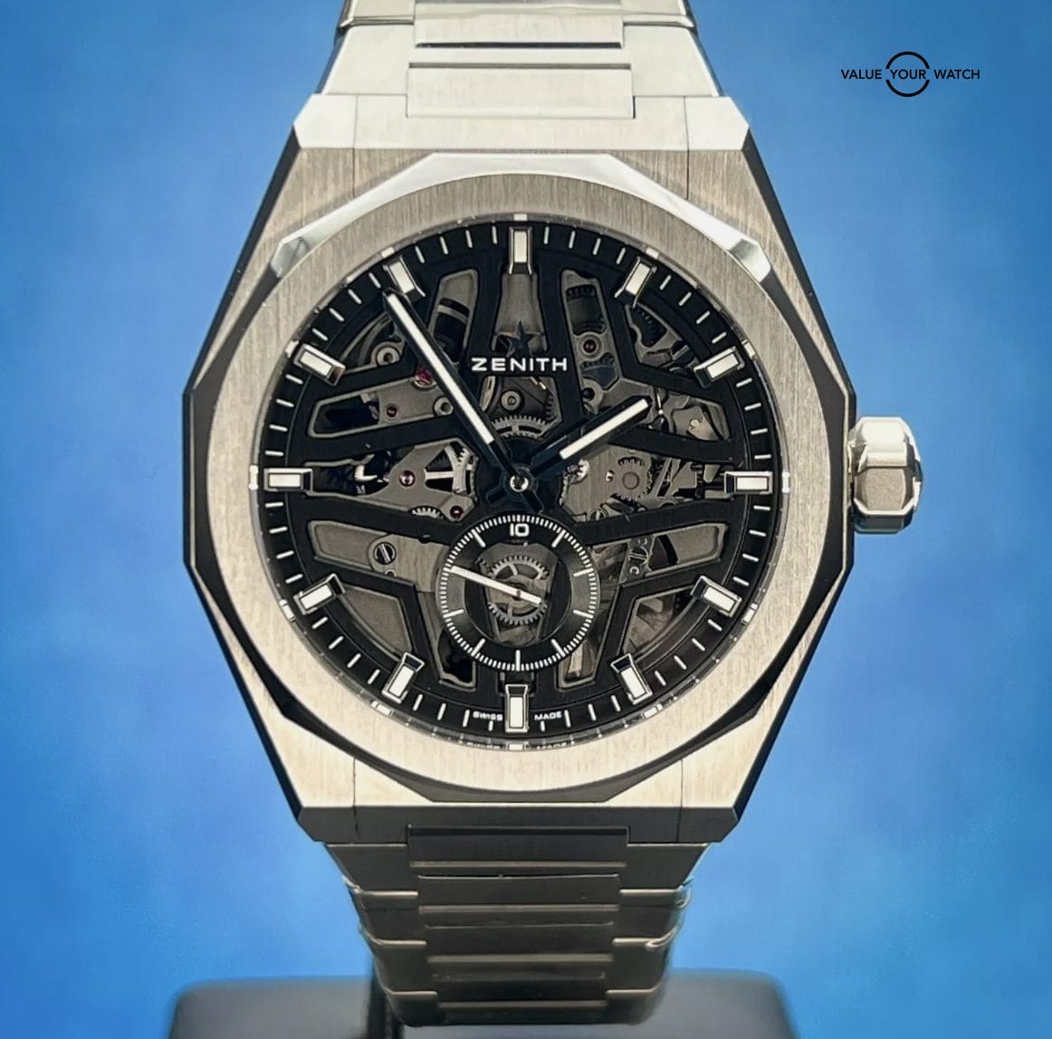 Brand New 2024 Zenith Defy Skeleton Men's Black Watch - 03.9300.3620/78.I001 - Image 8