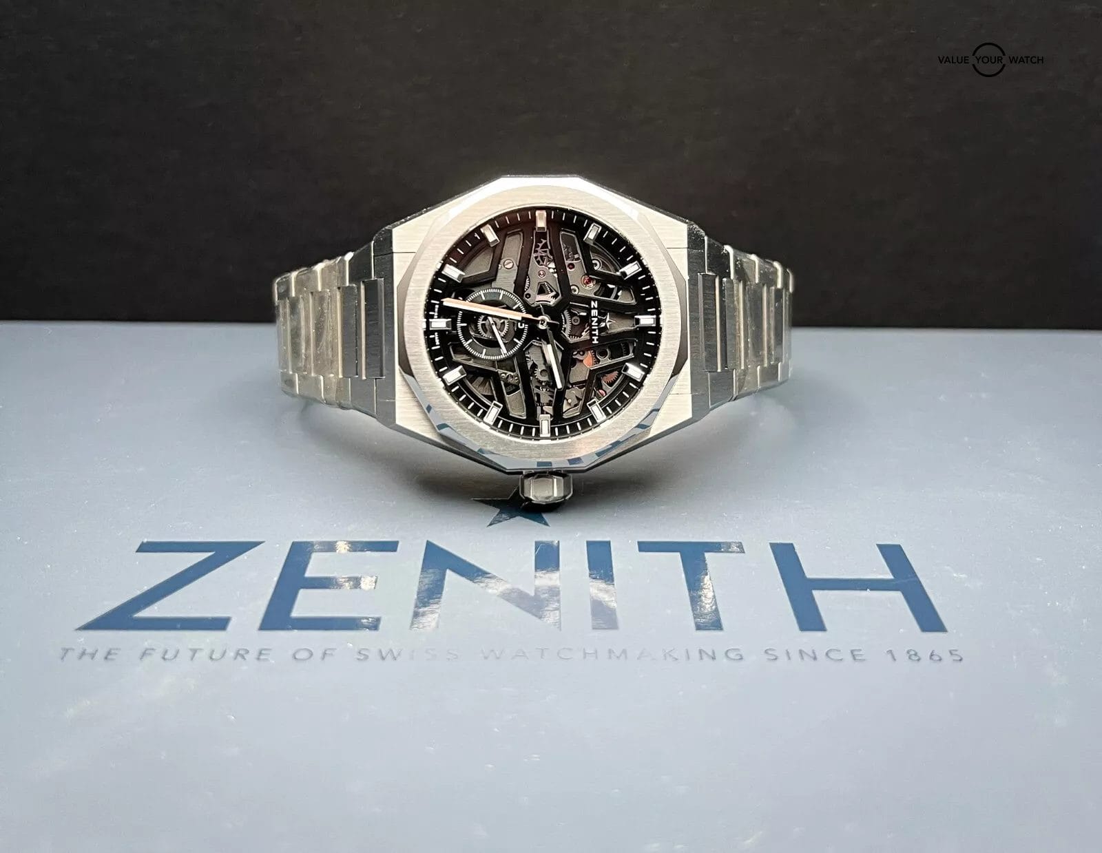 Brand New 2024 Zenith Defy Skeleton Men's Black Watch - 03.9300.3620/78.I001 - Image 13