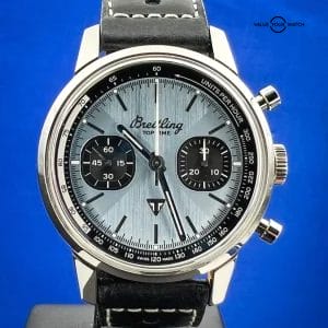 Breitling Top Time Triumph Ice Blue Dial Leather Men’s Watch A23311121C1X1