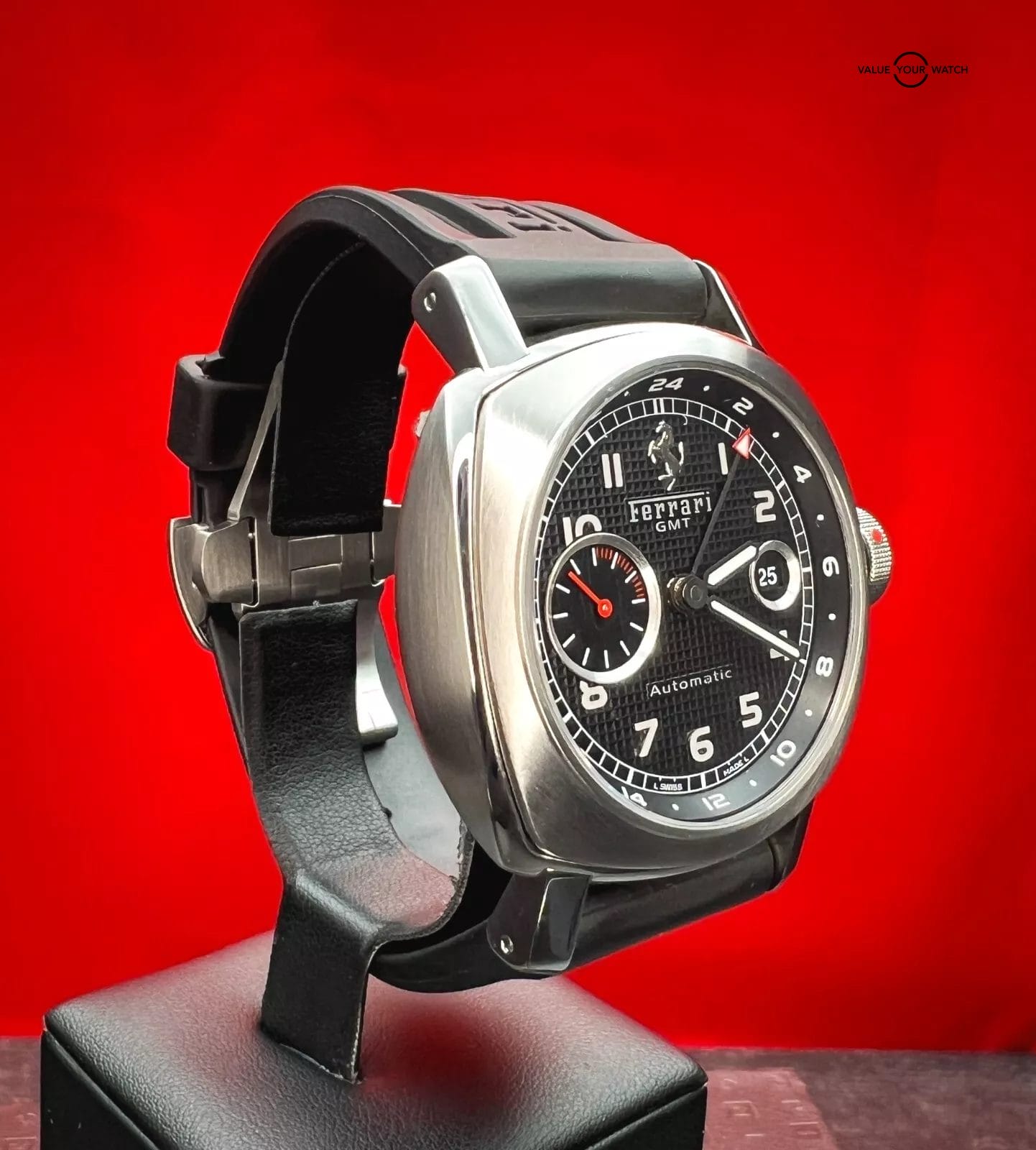 Panerai Ferrari Granturismo GMT 45 mm Black Dial Box & Papers