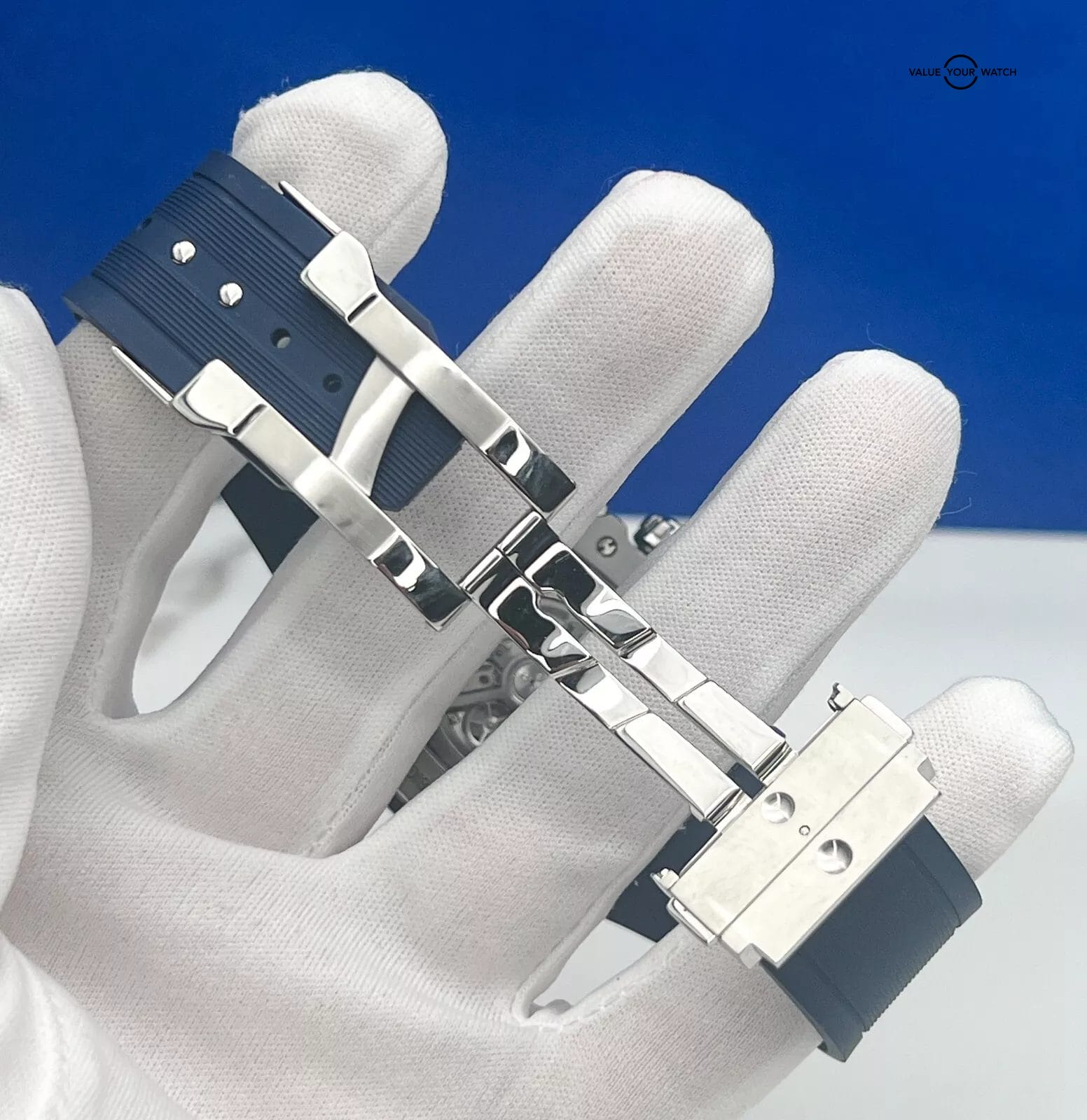 Hublot Spirit Of Big Bang Blue Titanium - Full Set w/ Extra Strap 641.NX.7170.LR - Image 6