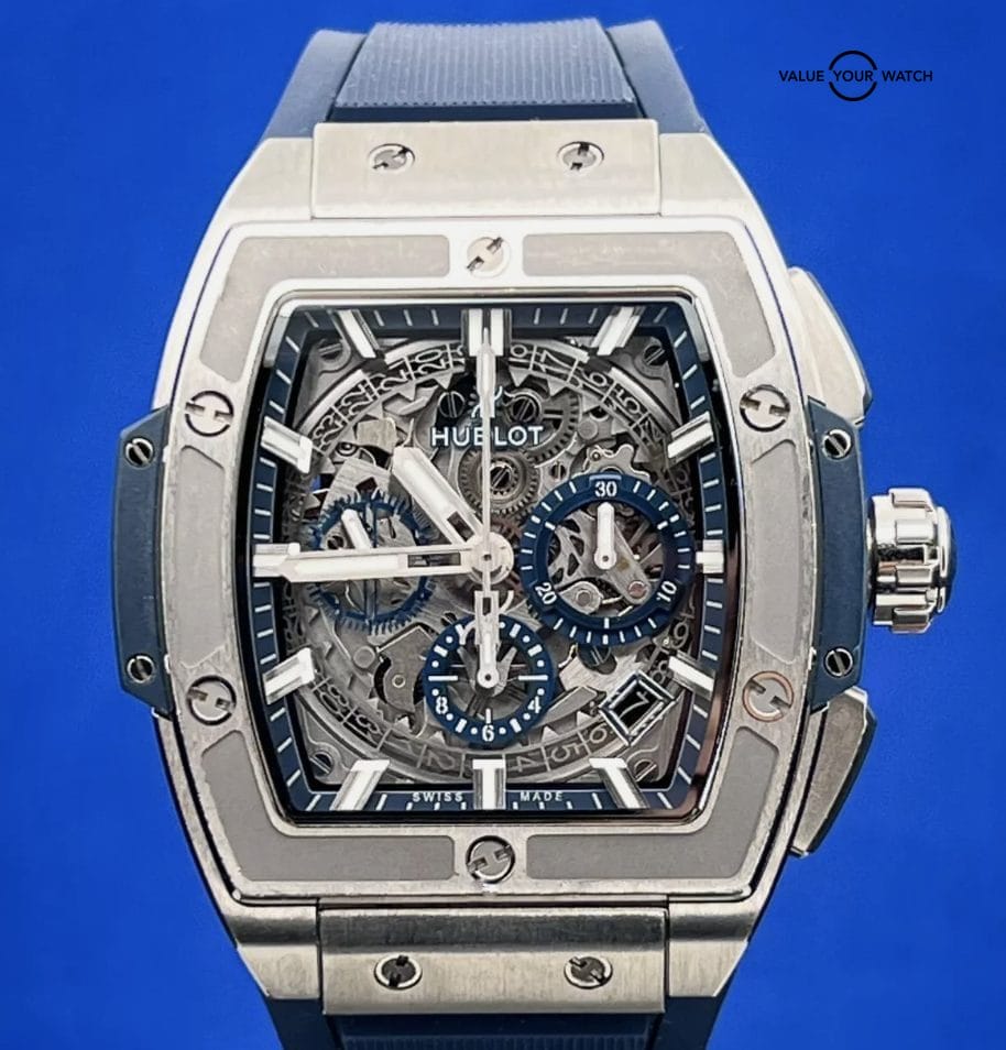 Hublot Spirit Of Big Bang Blue Titanium - Full Set w/ Extra Strap 641.NX.7170.LR - Image 14