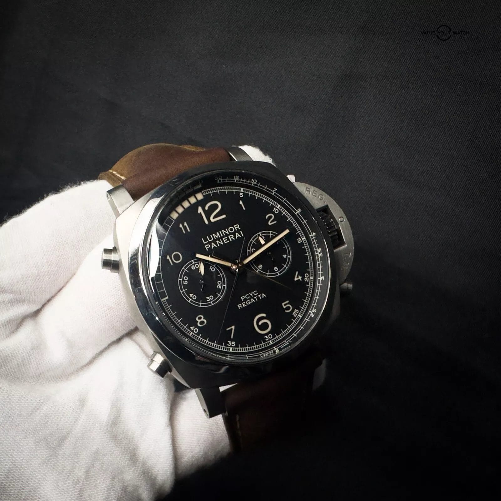Panerai Regatta PCYC Luminor 1950 Titanio 3 Days Chrono Flyback PAM 652 Full Set - Image 3