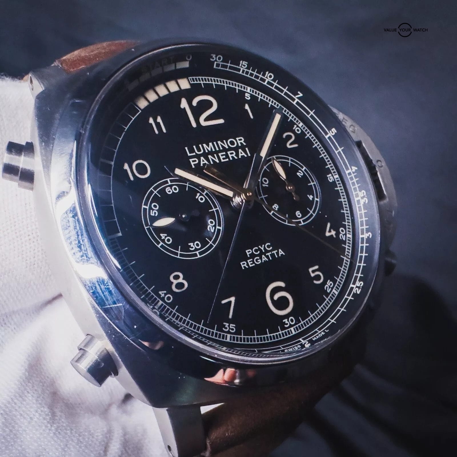 Panerai Regatta PCYC Luminor 1950 Titanio 3 Days Chrono Flyback PAM 652 Full Set - Image 7