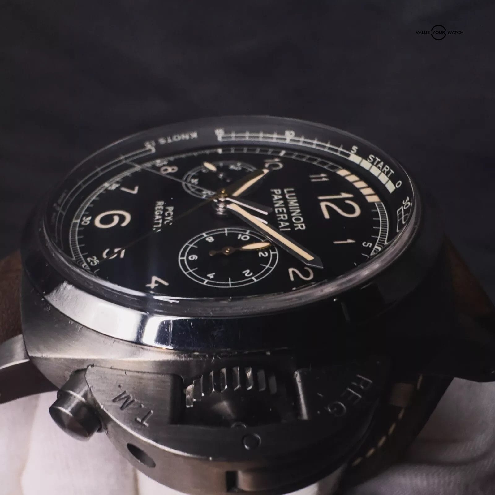 Panerai Regatta PCYC Luminor 1950 Titanio 3 Days Chrono Flyback PAM 652 Full Set - Image 8