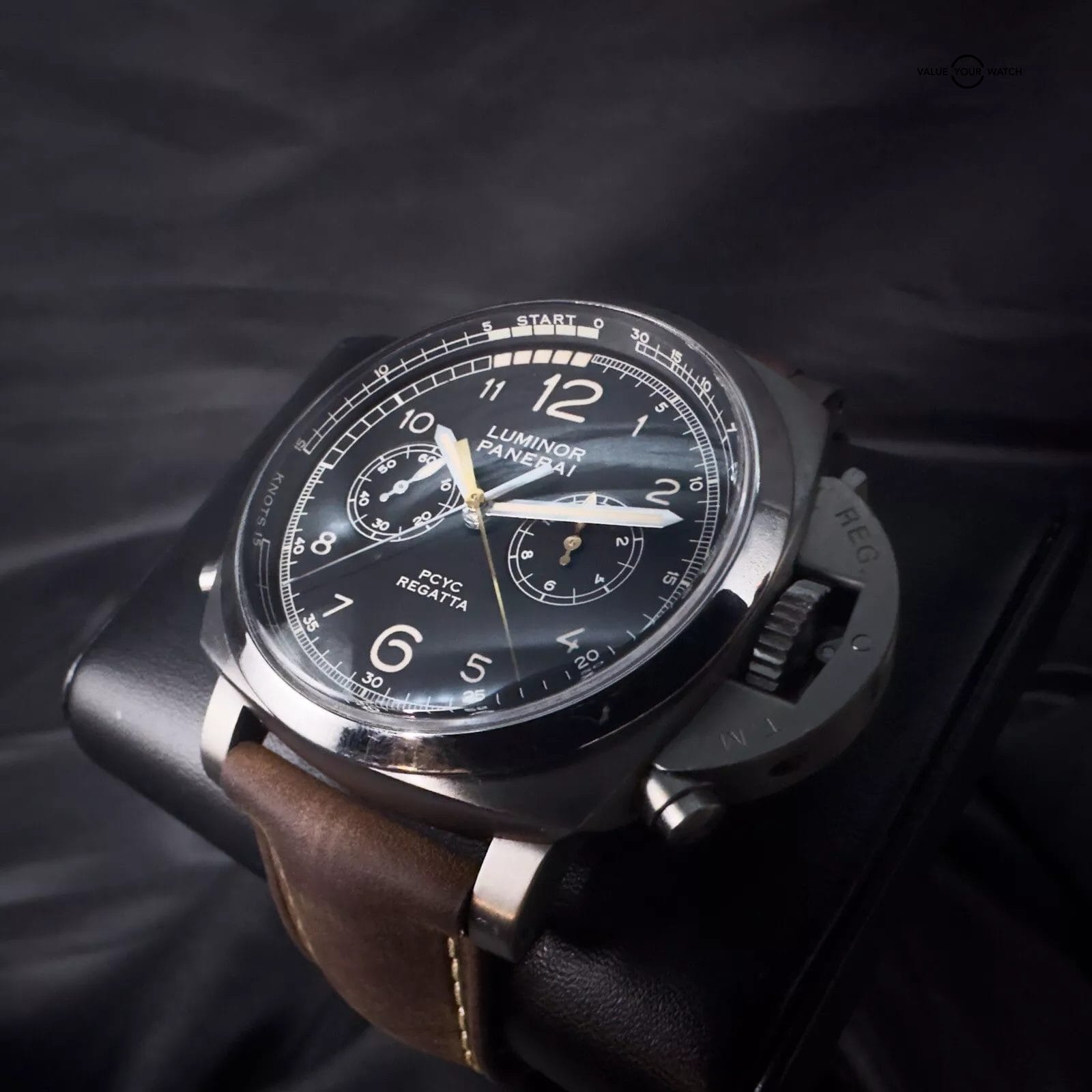 Panerai Regatta PCYC Luminor 1950 Titanio 3 Days Chrono Flyback PAM 652 Full Set - Image 10