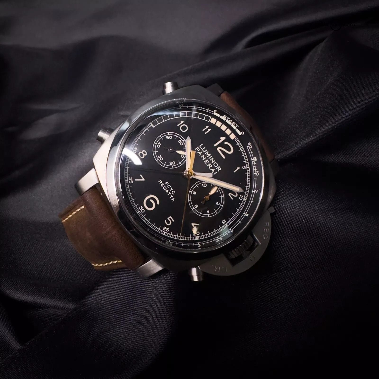 Panerai Regatta PCYC Luminor 1950 Titanio 3 Days Chrono Flyback PAM 652 Full Set - Image 12