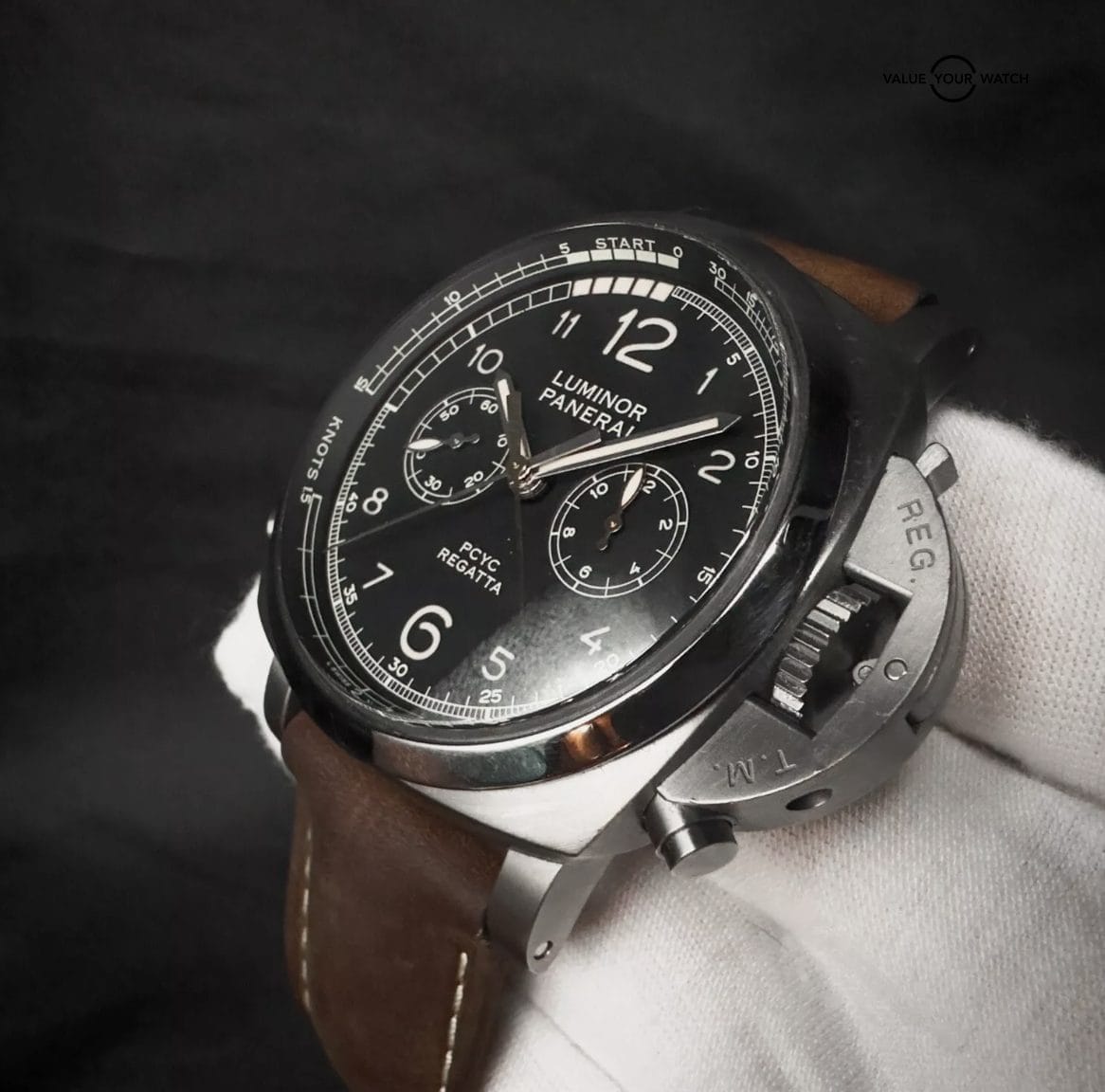 Panerai Regatta PCYC Luminor 1950 Titanio 3 Days Chrono Flyback PAM 652 Full Set - Image 14