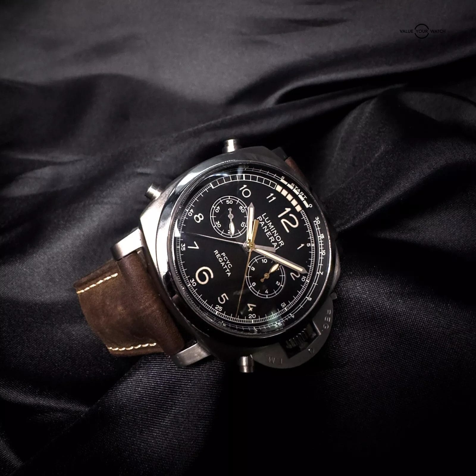 Panerai Regatta PCYC Luminor 1950 Titanio 3 Days Chrono Flyback PAM 652 Full Set - Image 16