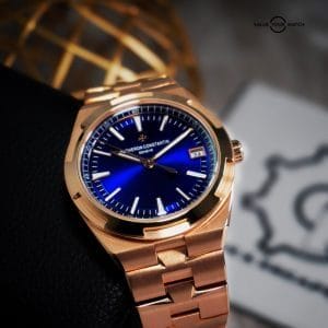 Vacheron Constantin Overseas Rose Gold Blue Dial Unworn BNIB B&amp;P 4500V/110R-B705