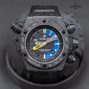 Hublot Oceanographic in Carbon King Power Chronograph, 48mm w/ extra quick strap