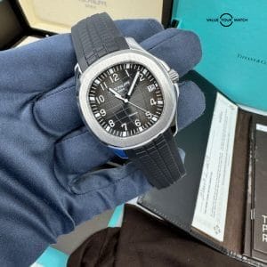 2019 Tiffany & Co. Stamped Patek Philippe Aquanaut in Steel Box and Papers MINT