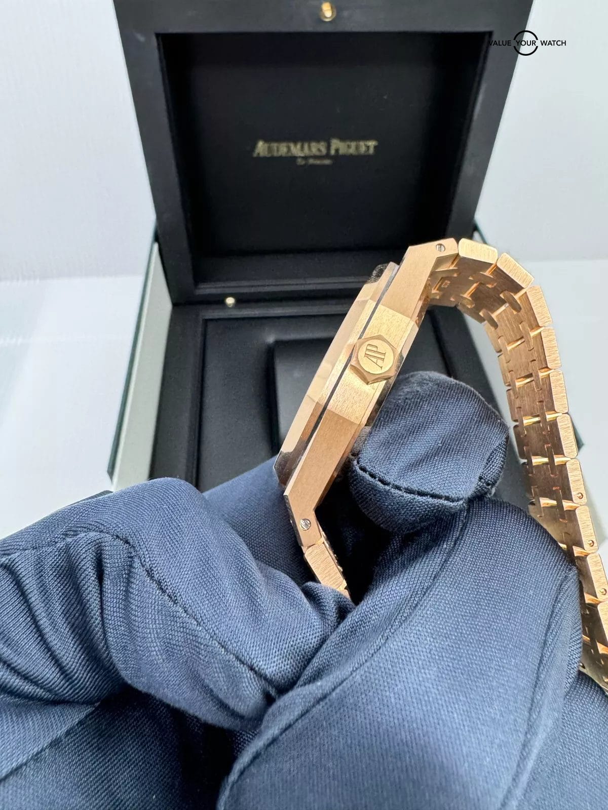 K Serial 41mm Rose Audemars Piguet Royal Oak Double Balance Openworked Skeleton - Image 4