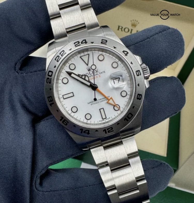 2018 Papers Mint White Polar Dial Rolex Explorer II 216570 Box