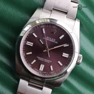 Rolex Oyster Perpetual 39mm 116000 Purple GRAPE Dial OP39