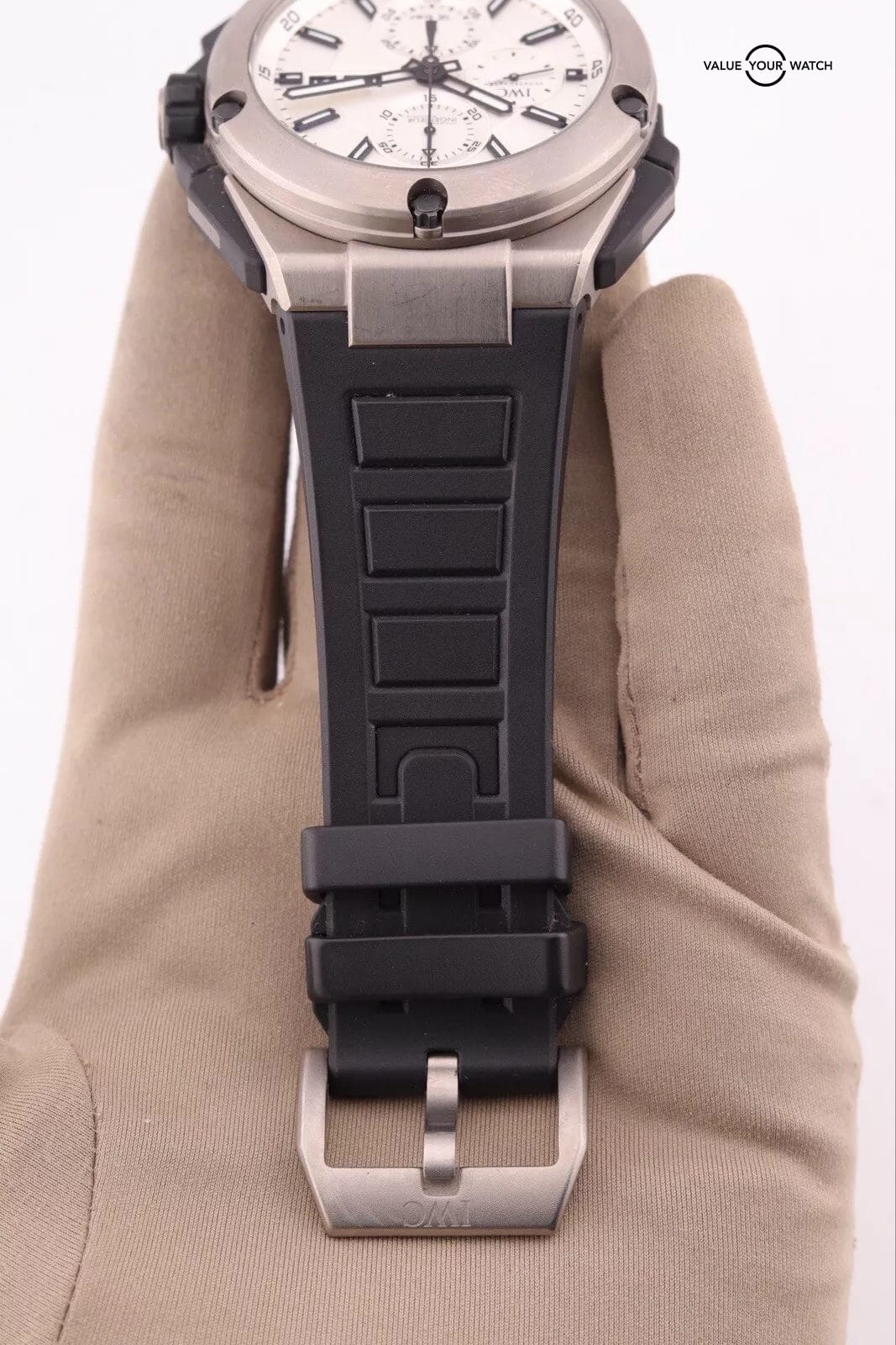 IWC Ingenieur Silver Men's Baton Indexes Dial Watch - IW386501 - Image 6