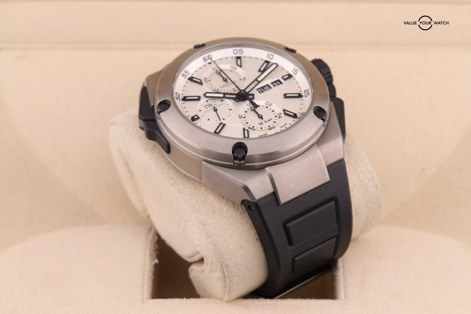 IWC Ingenieur Silver Men's Baton Indexes Dial Watch - IW386501 - Image 8