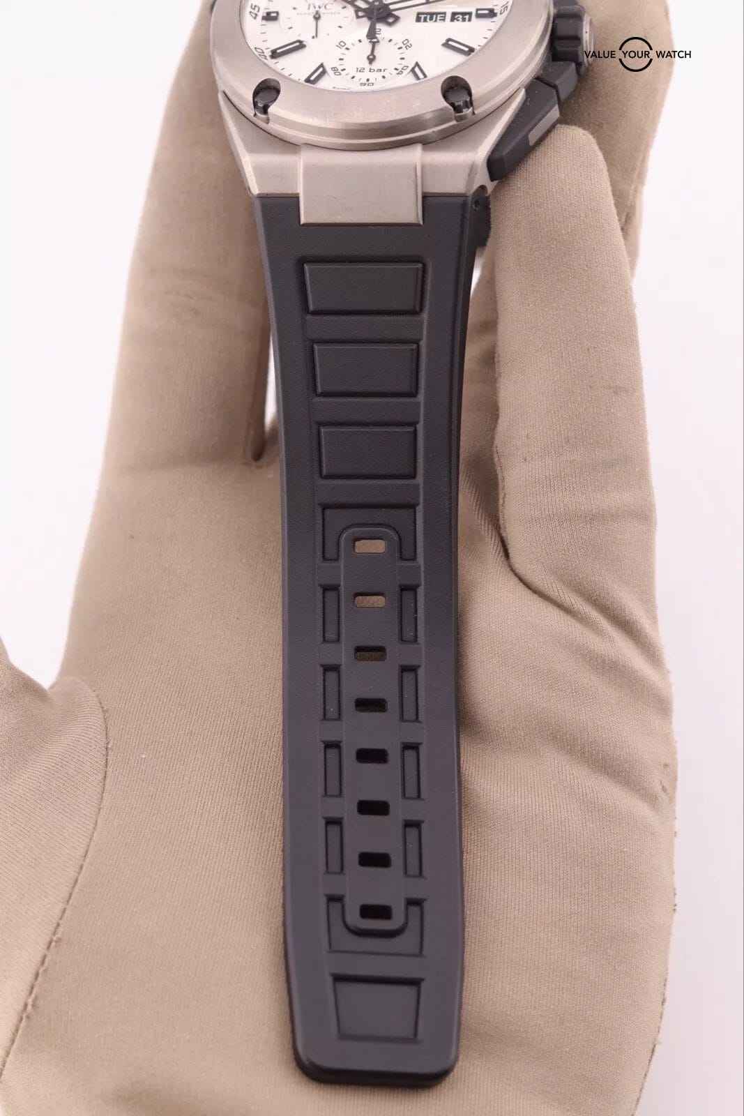 IWC Ingenieur Silver Men's Baton Indexes Dial Watch - IW386501 - Image 9