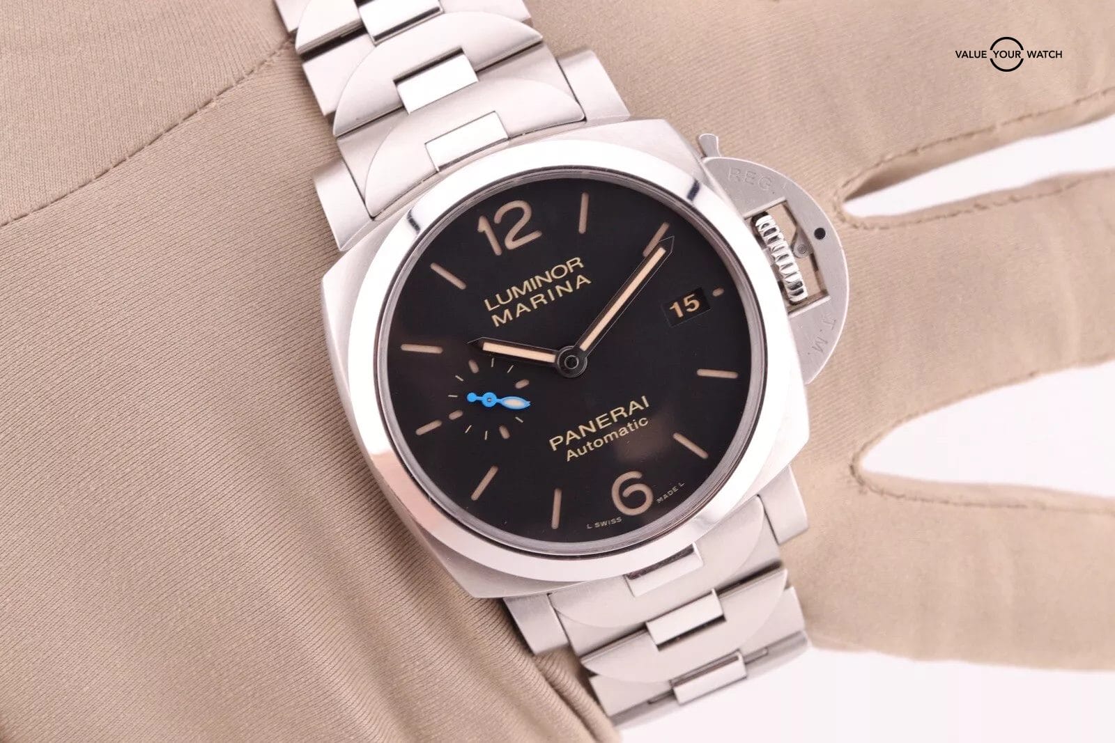 Panerai Luminor Marina 1950 3 Days 42mm Acciaio PAM00722 Automatic Complete - Image 14